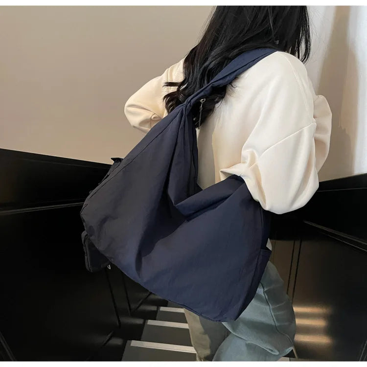 Women's Handbag Large Women Shoulder Shopper Bag Canvas Luxury Designer Cloth Tote Bags for Woman Big Female Daily Commuter City