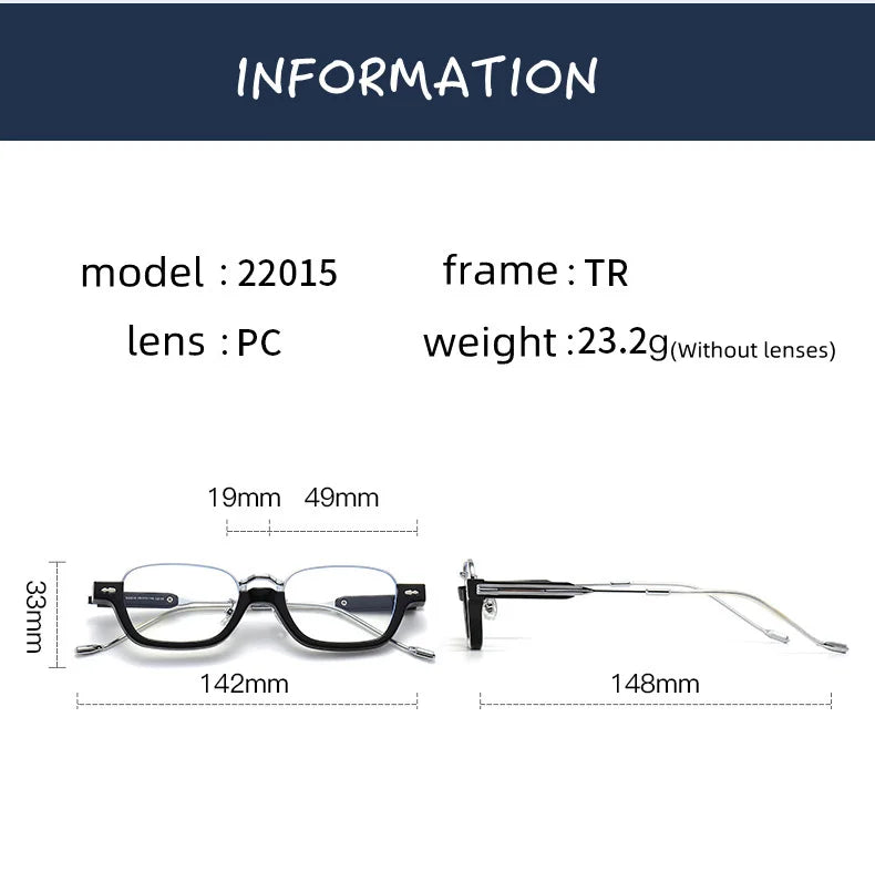 2023 New High Quality Luxury Anti Blue Light Reading Glasses for Men and Women's Photochromic Eyeglasses With Diopter 0 to +600