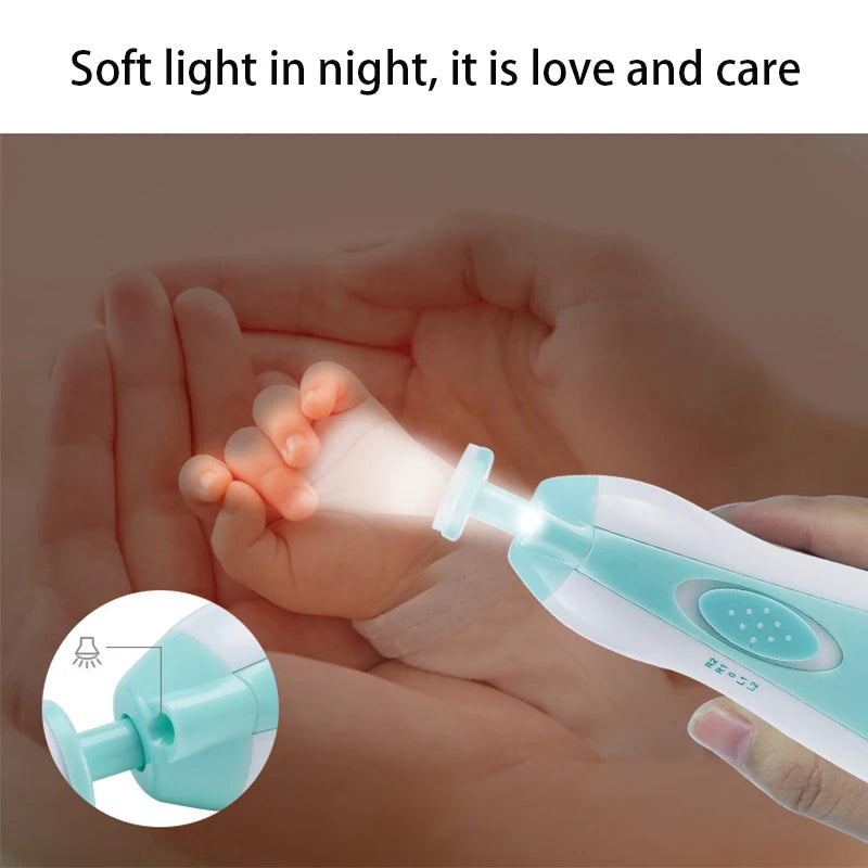 2026 Baby Electric Nail Trimmer Kid Nail Polisher Tool Baby Care Multifunctional Fingernail Cutter Trimmer Infant Manicure Set