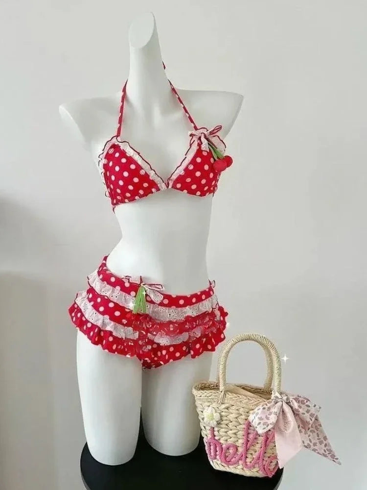 2026 Fashion Pool Party Bikini Set For Ladies Swimwear High Stretch Soft Fabric Beach Outfit Summer Vacation Trendy New Style