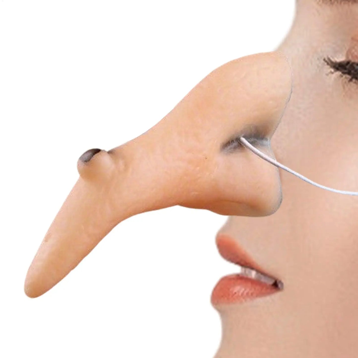 Halloween Witch Nose Costume Photo Prop Witch Fake Nose Cosplay Halloween Theme Party Funny Dressing Realistic Long Nose