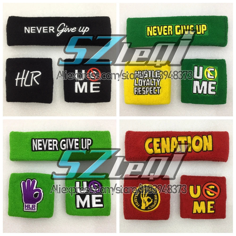 2024 Cotton Unisex Sports Sweatband For JOHN CENA Wristband Gym Running Safety Wrist Support Brace Wrap Bandage Wrist Protector