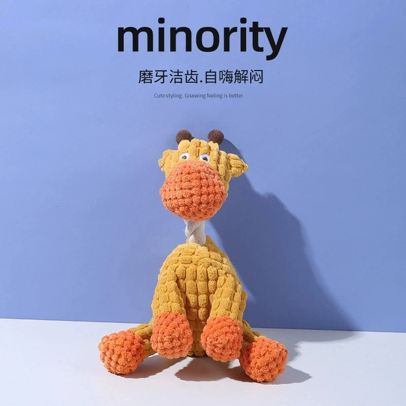 Pet Dog Plush Vocalizations Funny Donkey Toys Resistant to Biting and Grinding Teeth Interactive Vocalizations Pet Toys