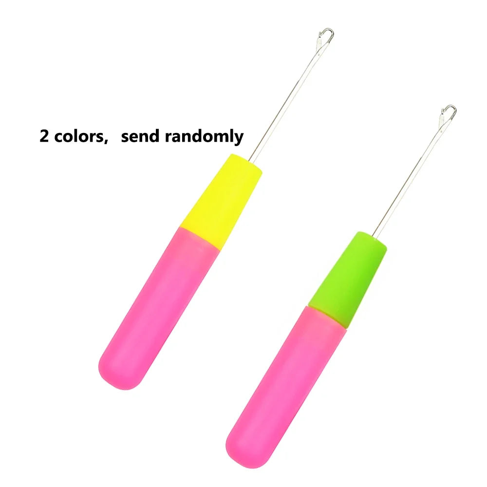 Wholesale Big Hole Crochet Braids Needle Professional Latch Hook Crochet Needle for Braiding