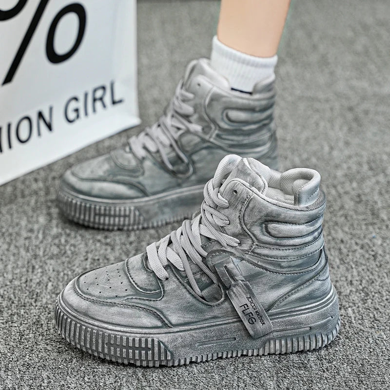 Boyfriend A Birthday Gift Soft Comfortable Non Slip Wear Resistant Sole Daily Casual New Men's Shoes Retro Manga Men's Sneakers