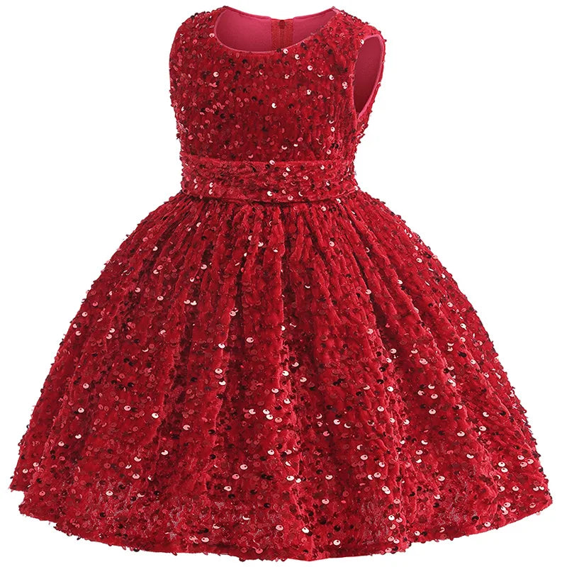 NEW Baby Dress Lace Flower Christening Baptism Clothes Newborn Kids Girls First Years Birthday Princess Infant Party Costume