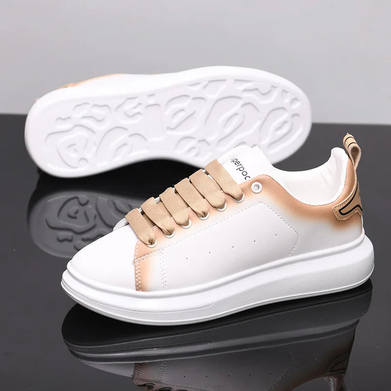 New Luxury Design Sneakers For Men Fashion White Board-shoe Soft Women Walking Shoes Running Shoes Couples Sneakers Tennis shoes