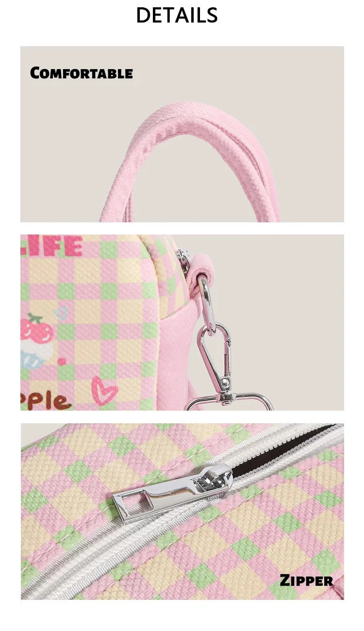 Cute Dog Handbag Women – Versatile Canvas Bag; Shoulder Bag for Men – Large Capacity, Durable and Soft