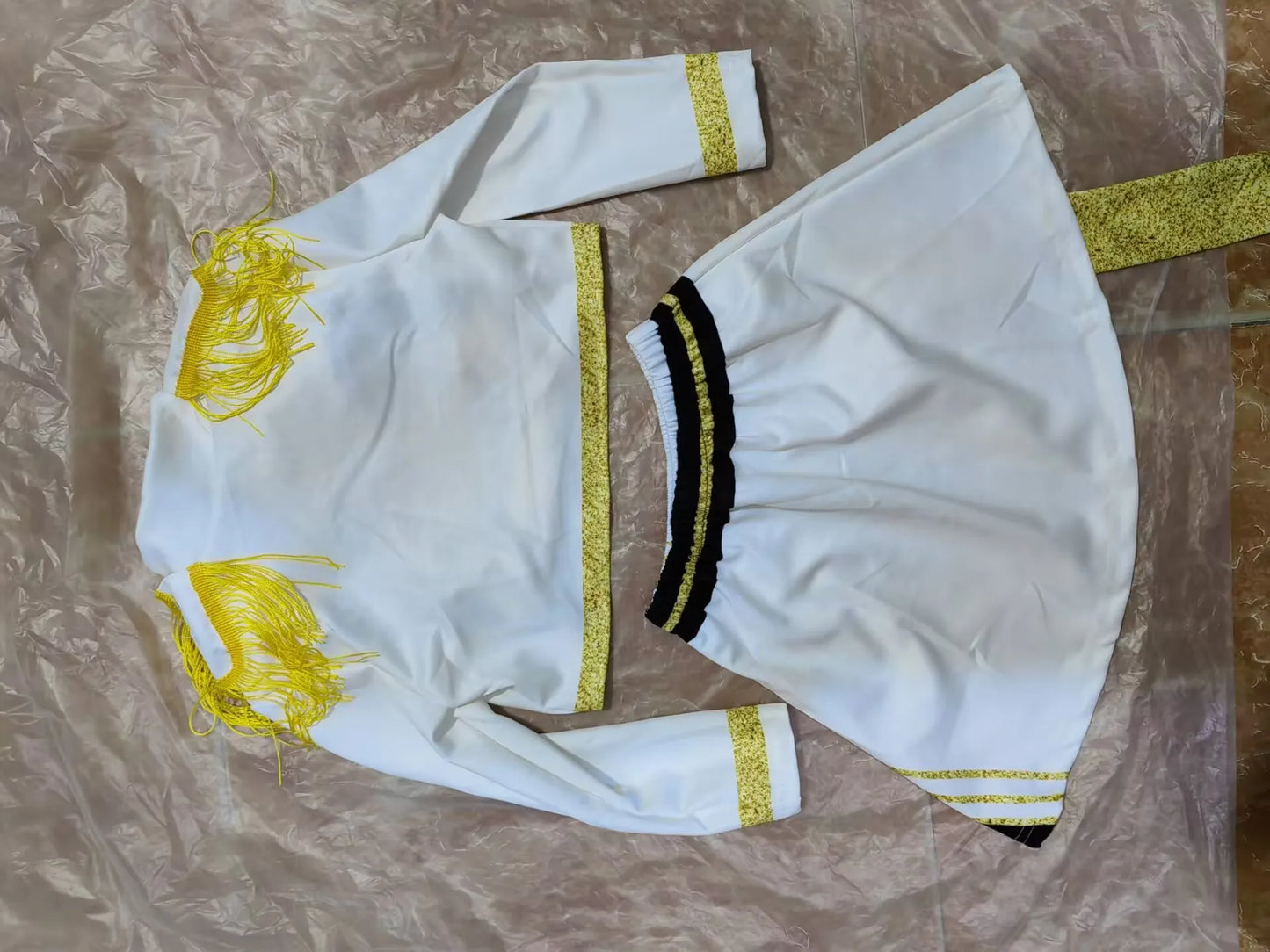 Cool Girl Cosplay Golden Costume Kids 3D Print Idol Group Singing Stage Performance Costume Child Halloween Party Clothes Suit