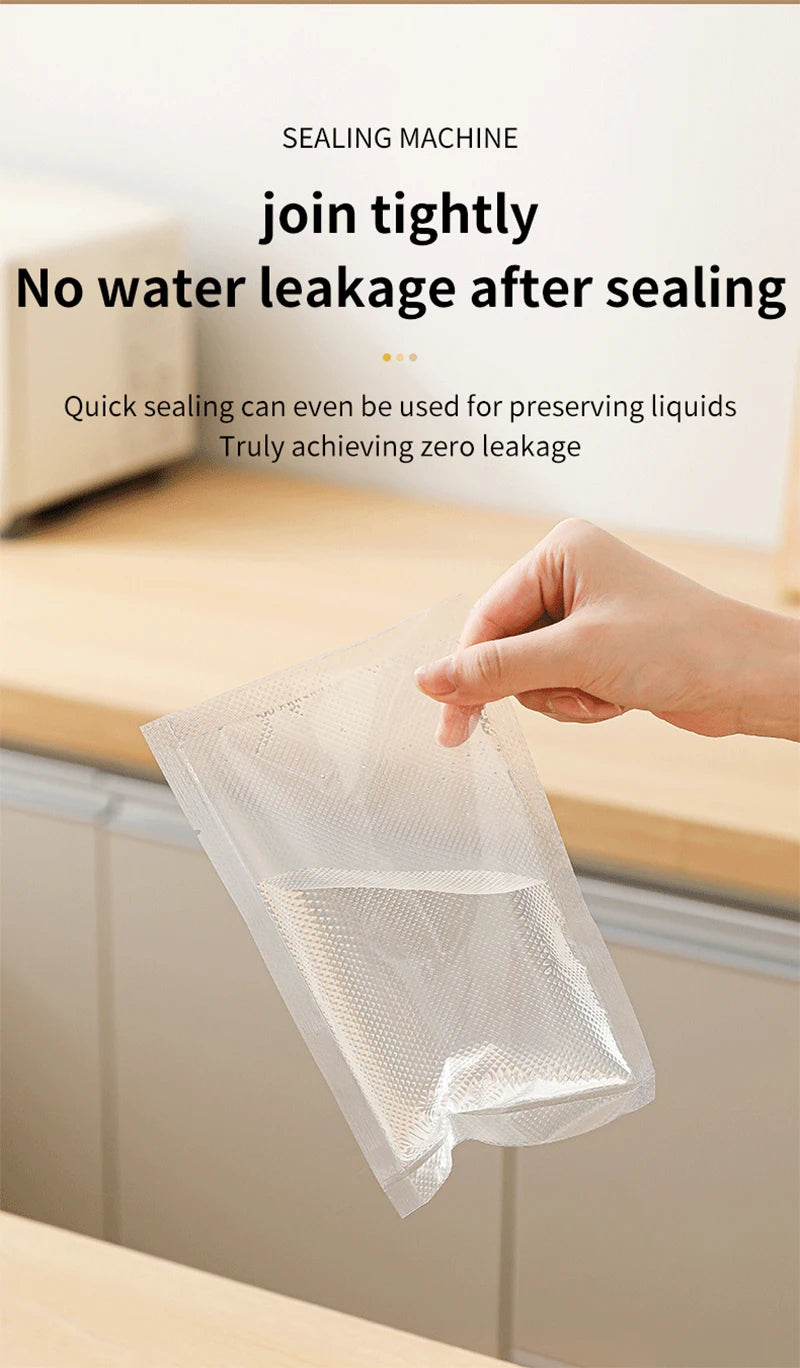 Mini Heat Sealer Plastic Bag Heat Sealing Machine Rechargable Plastic Storage Package Sealer Handheld Clip Bag Food Heat Sealer