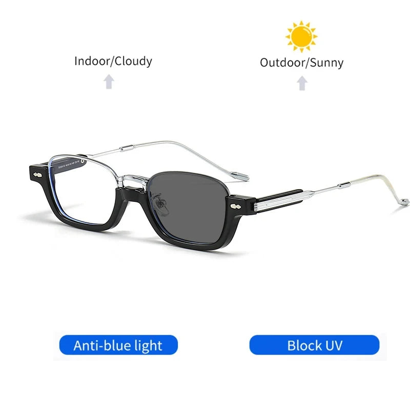 2023 New High Quality Luxury Anti Blue Light Reading Glasses for Men and Women's Photochromic Eyeglasses With Diopter 0 to +600