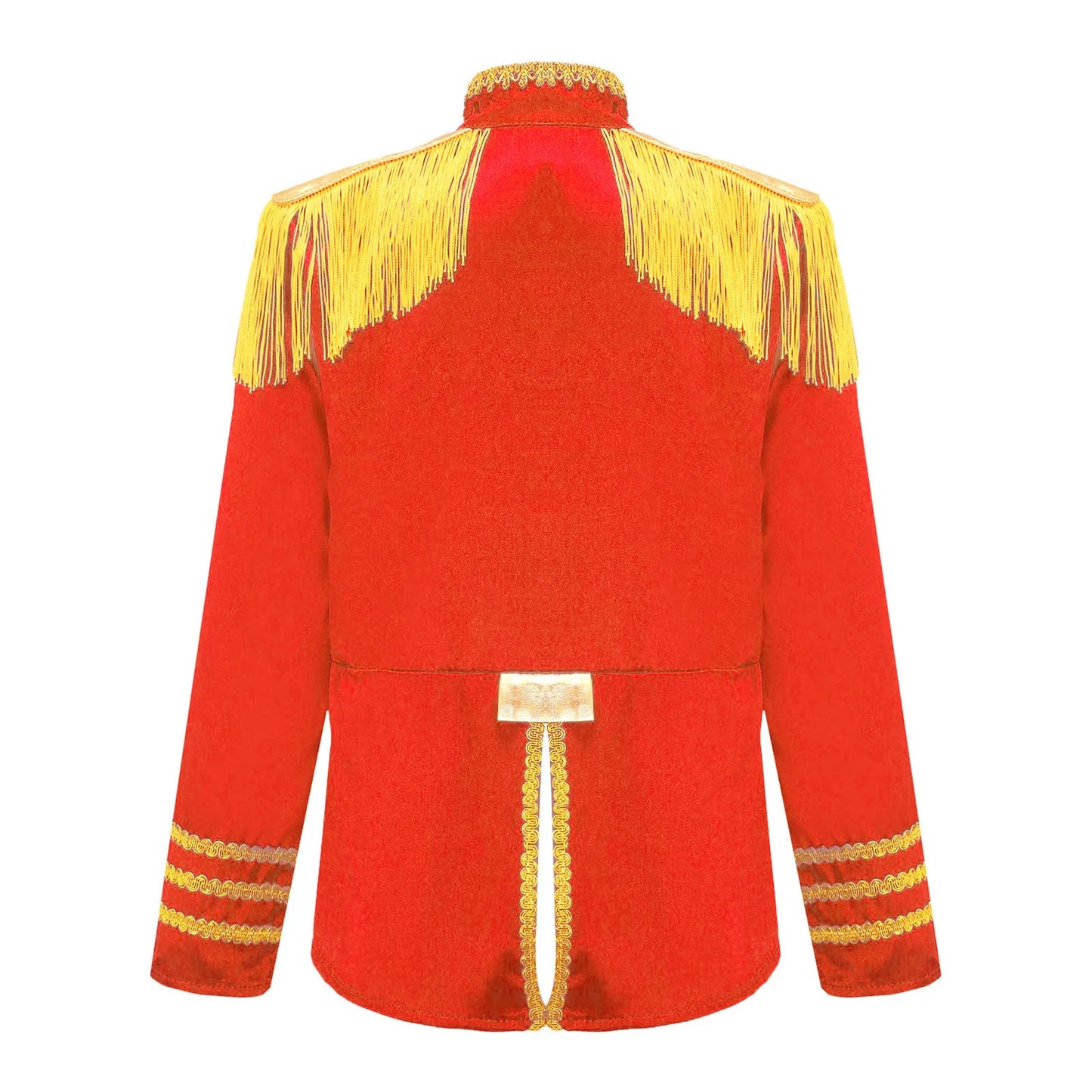 Kids Girls 60s Retro Hippie Rock Band Musician Costume Halloween Cosplay Carnival Party Circus Drummer Parade Tassel Jacket Coat