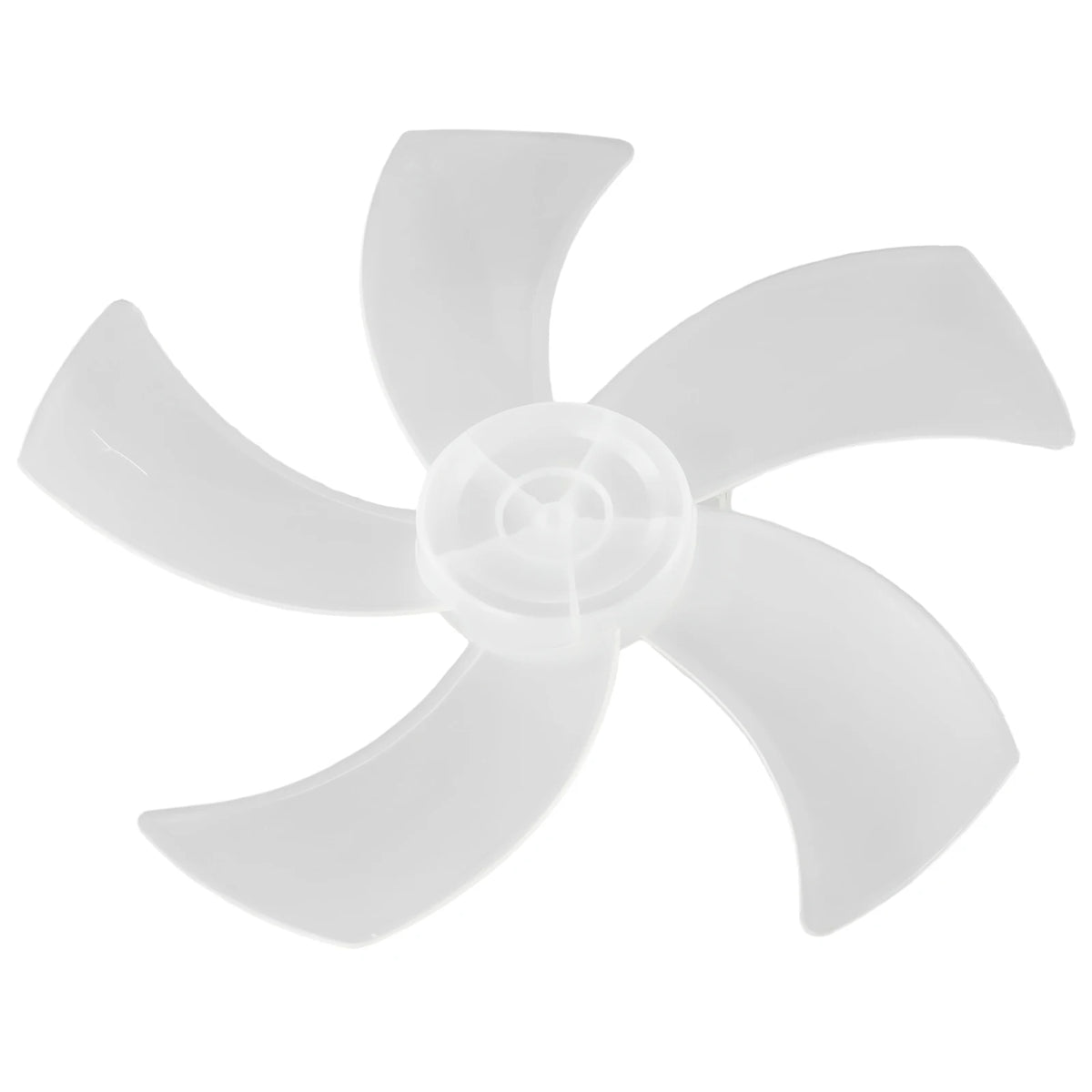 16 Inch Five Leaf Replacement Fan Blade With Nut Cover For Stand Fans And Desk Fans Plastic Material For Household Use
