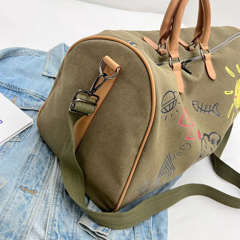 Large Capacity Travel Bag Fitness Handbag Crossbody Bag for Women Duffle Bag Carry on Luggage Bolso Marca Lujo Сумка Женская Sac