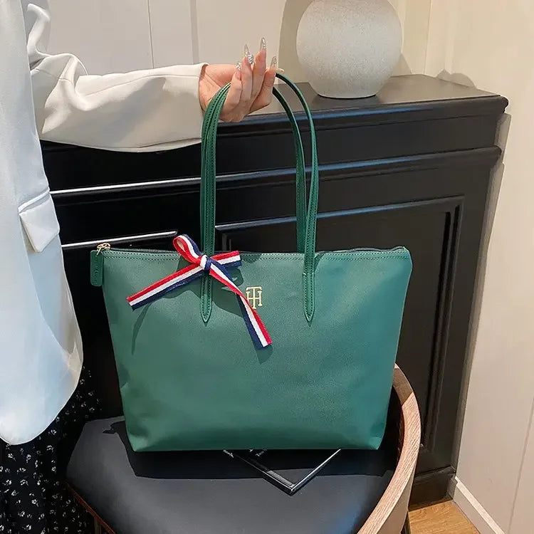 Vintage Elegant Diaper Bag: Luxury Crossbody Handbag For Women With Designer Letter Logo And Large Capacity Tote Function