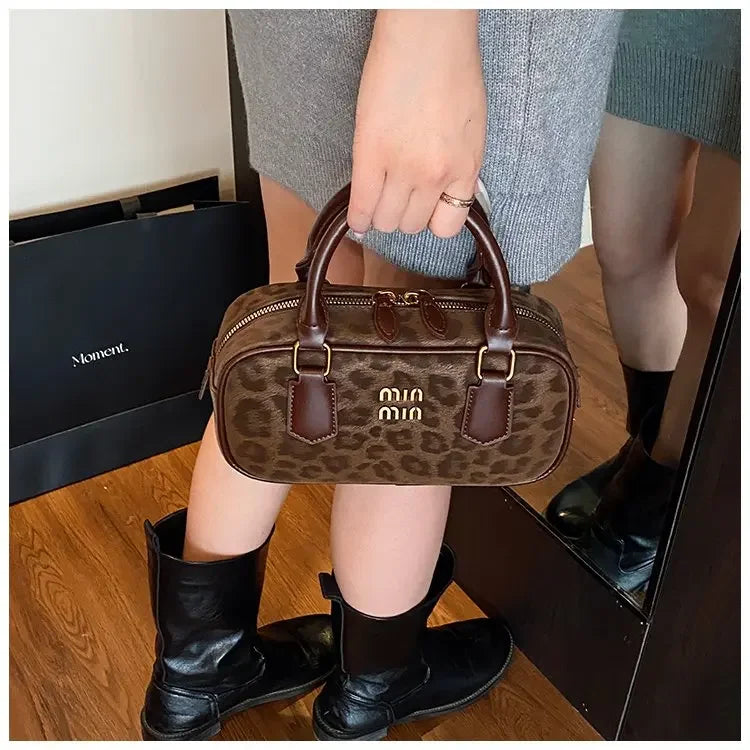Original Square Leather Satchel Handbag Women Designer Tote Shoulder Crossbody Purse Luxury Diaper Bag
