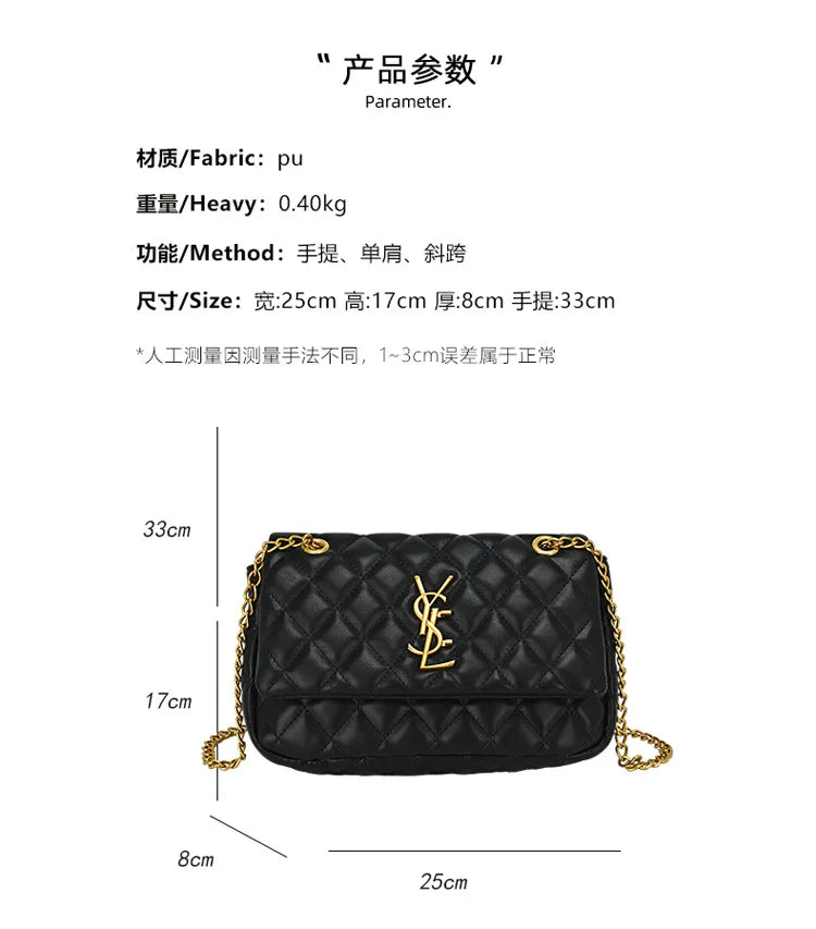 Fashionable Chic High-End Diaper Bag For Women Designer Leather Crossbody Handbag Large Capacity Trendy Tote Bag