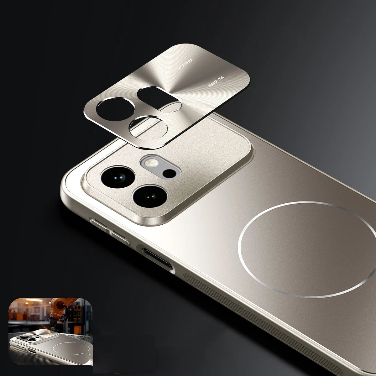 Shockproof Matte Wireless Charging Magnetic Phone Case For Honor 600 Honor600 Pro, Slim Hard Precise Camera Protective Cover