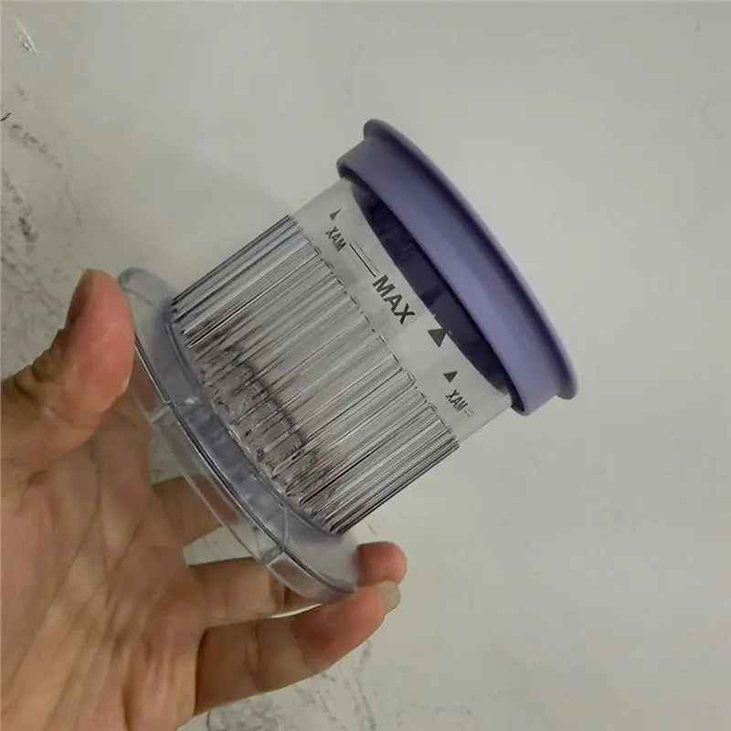 A67Z For Cuisinart Compatible Ice Cream Maker Dessert Cups With Lids- 2 Pack For Fastfreeze 5-In-1 Machine Green Purple