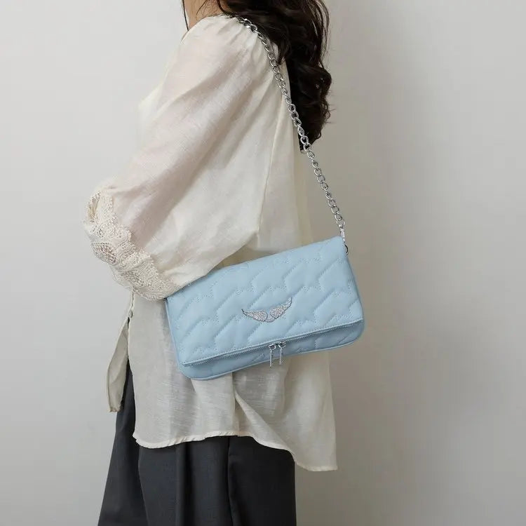 Chic Elegant Diaper Bags For Women Vintage Leather Messenger Bag Designer Crossbody Bag Simple Large Capacity Shoulder Bag