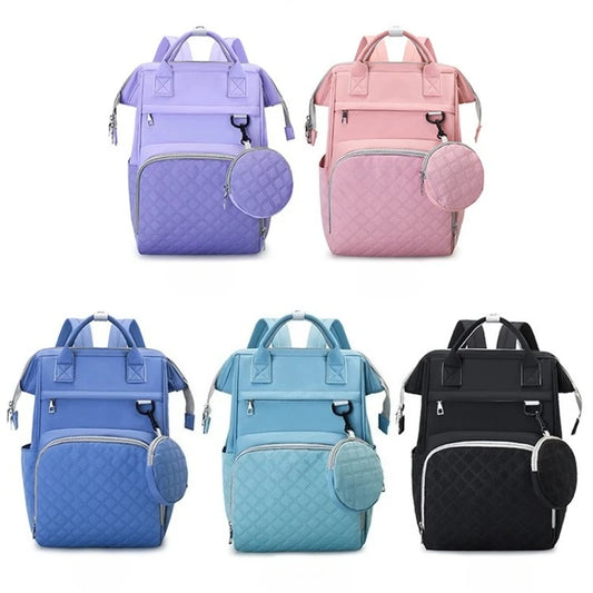 Diaper Bag Backpack Baby Essentials Travel Tote Multifunction Waterproof with Changing Station Pad Stroller Straps Big for Mommy