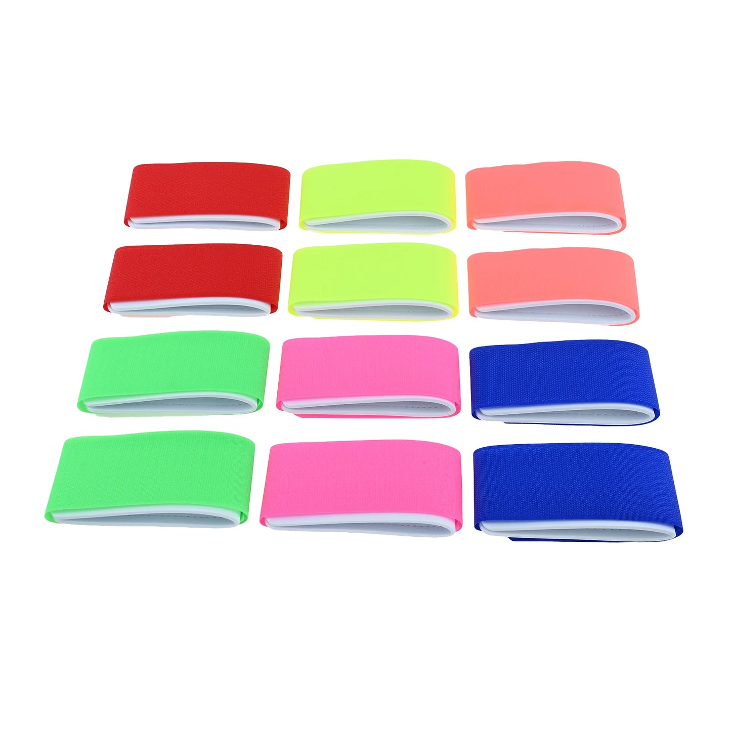 12pcs Adjustable Ski Straps Fasteners nylon and EVA Snowboard Velcro Strap Bindings 6-colors Snowboard Fasteners Accessories