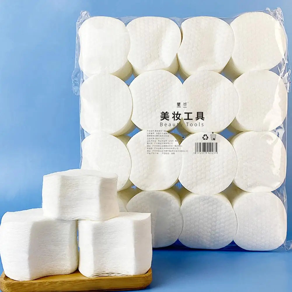Cotton Pad Soft Absorbent Certified Organic Hypoallergenic Cotton Rounds - 300/600/1200 Count Premium Facial Makeup Removal Skin