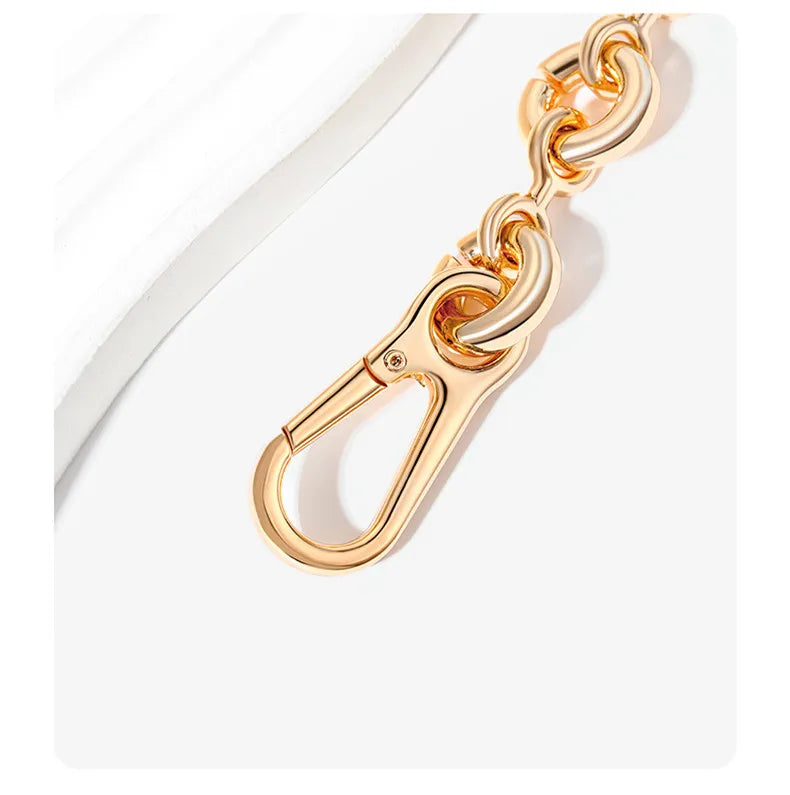New Women Replaceable Alloy Bag Chain Strap Detachable Purse Handbag Bag Straps Resin Crossbody DlY Shoulder Bag Accessories