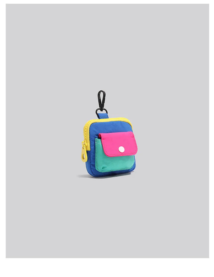 New Niche Coin Wallet, Portable and Compact Color Card Case, Mini Zipper Case