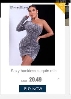 Sexy see through Sequin black mini summer dress women elegant mesh club birthday party dress long sleeve evening dresses vestido