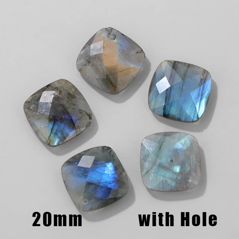 High Quality Natural Stone Labradorite Beads Charms Shiny Healing Gem Stone For Jewelry Making Necklace Earrings Accessries