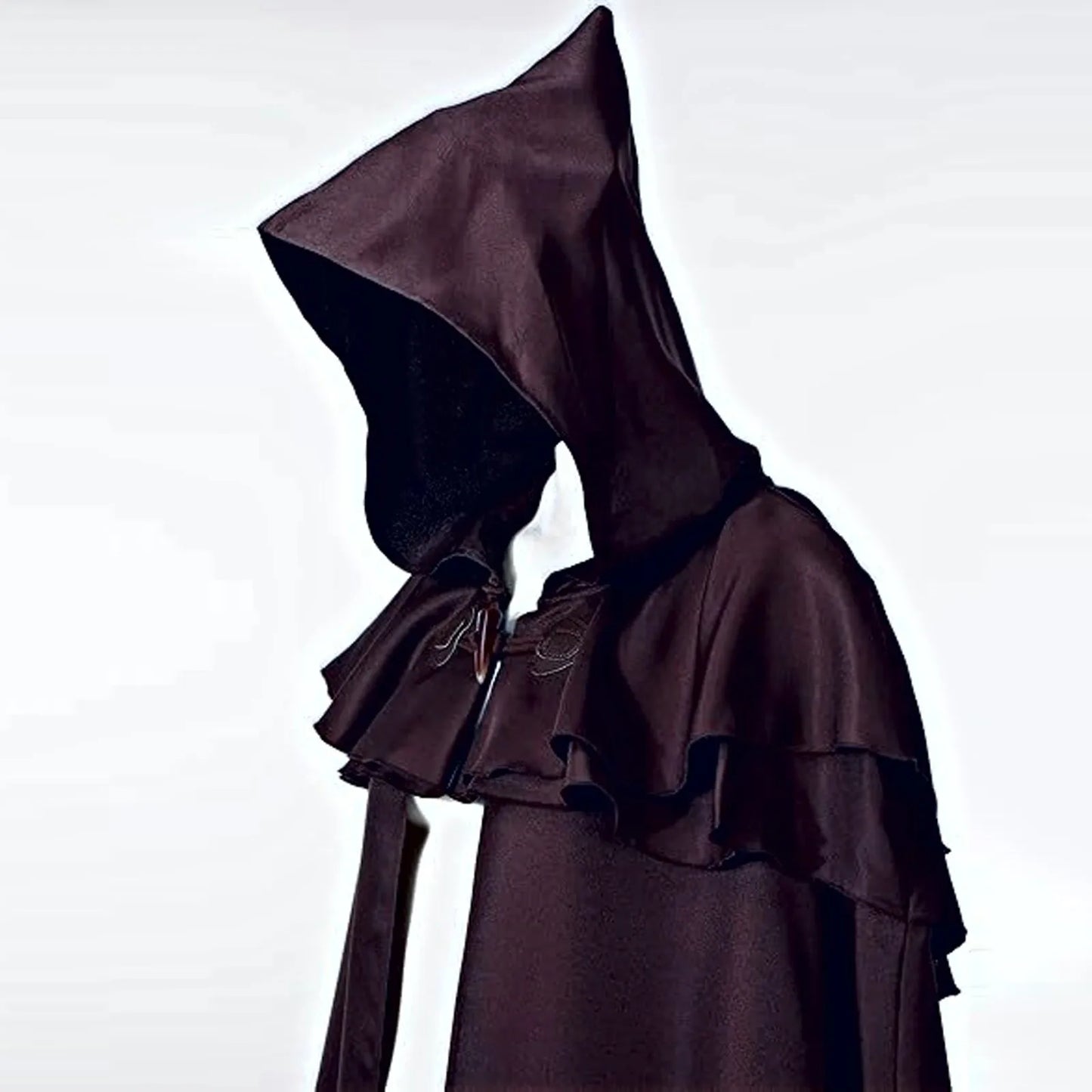 Halloween Hooded Capes For Adult Long Cloaks Cosplay Costumes Witch Red Black Purple Green Grim Reaper Cape For Women Men