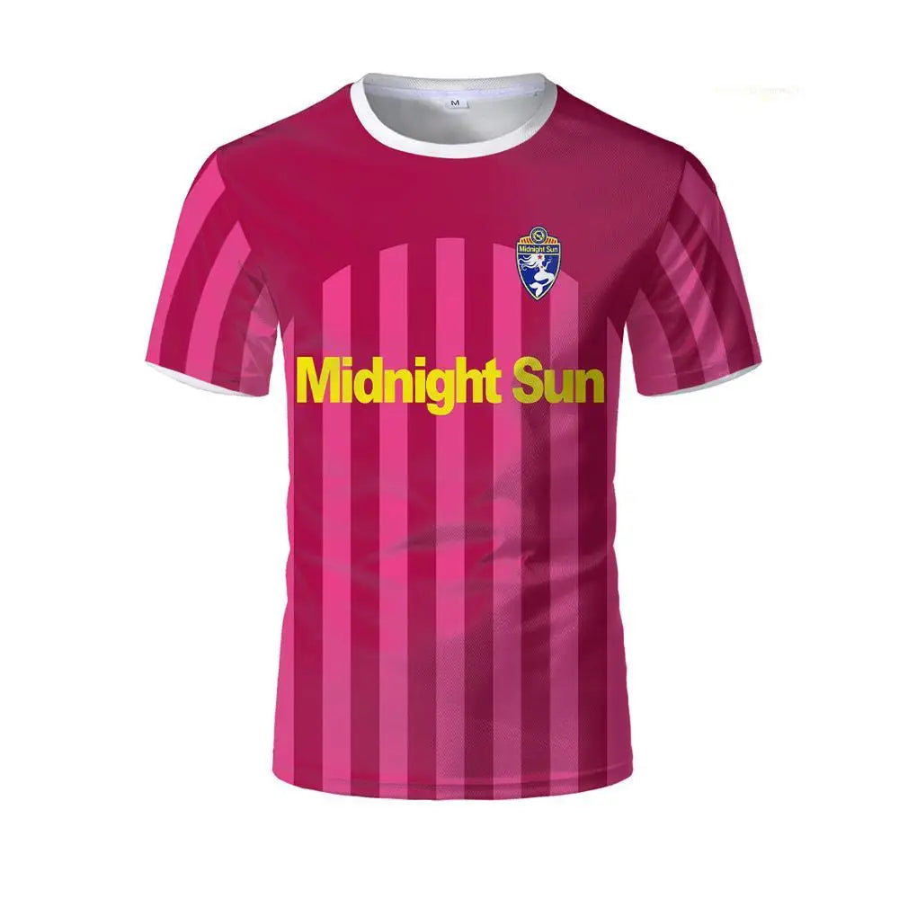 ZaraLarsson Midnight Sun Commemorative T-Shirt Fashion Fan Merchandise Jerseys Men's And Women's Breathable Quick Drying Tops