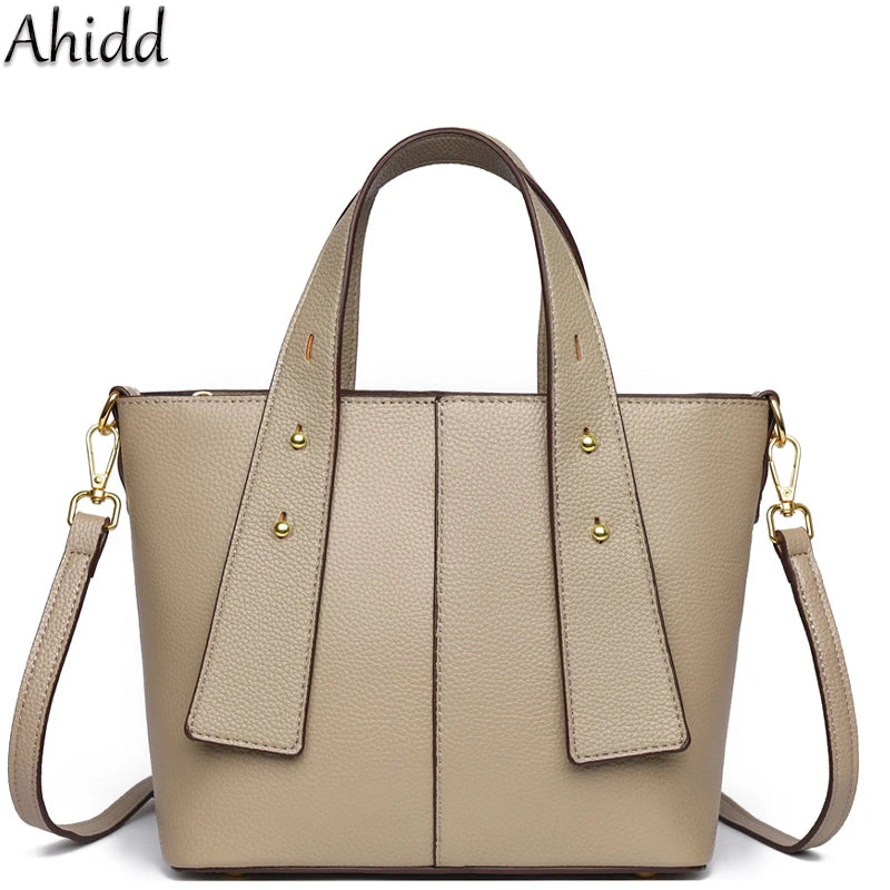 100% Genuine Leather Handbags for Women Fashion Small Shoulder Bag Ladies Cowhide Crossbody Bag Luxury Messenger Bags Designer