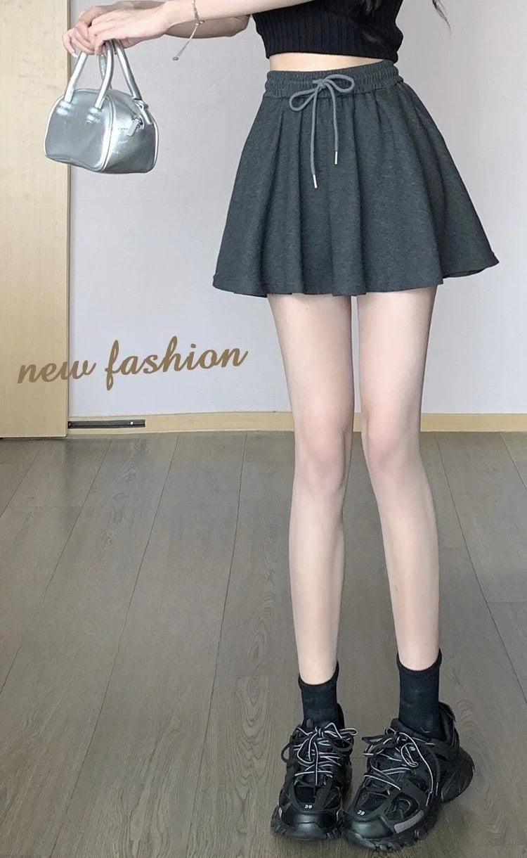 2026 High Waist Wide Leg Sports Shorts Women's Summer New Loose Fit A-Line Shorts Casual Versatile Comfortable Short Pants