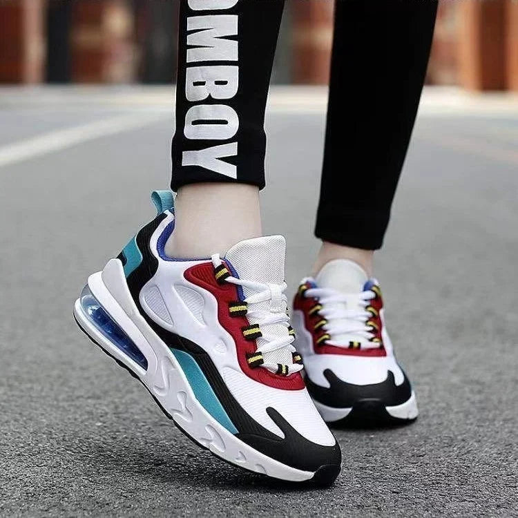 Unisex Large Size Sports Shoes Breathable Comfortable Spring Autumn Fashionable Casual Mesh Air Cushioning Low Top Sneakers