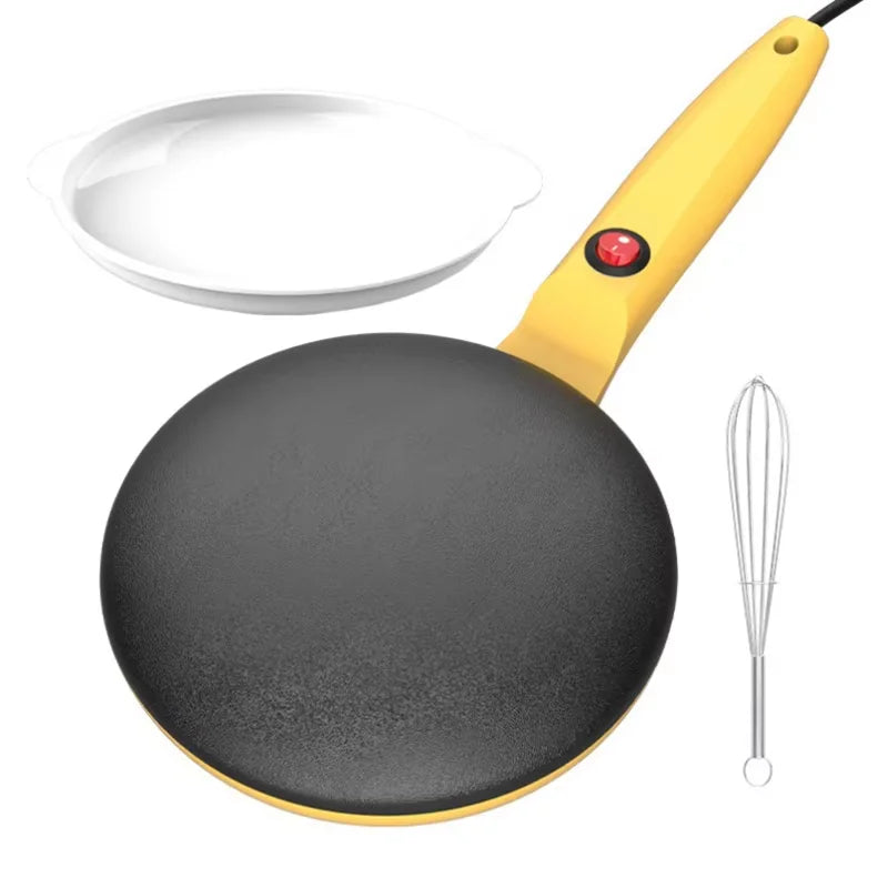 110V/220V Electric Crepe Maker Pie Baking Pan Non-stick Pancake Cooking Machine Chinese Spring Roll Pizza Griddle Cooker EU US