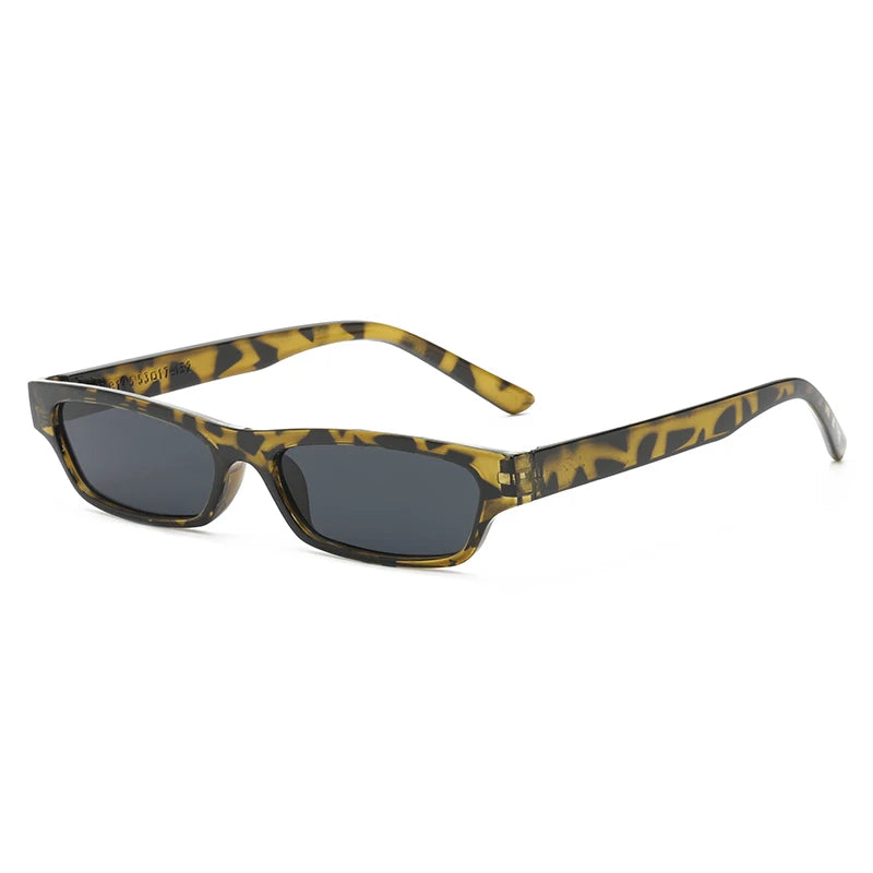 Small Narrow Rectangle Sunglasses Women Fashion Square Narrow Frame Vintage Brand Sun Glasses Men Shades Retro UV400 Oculos ﻿