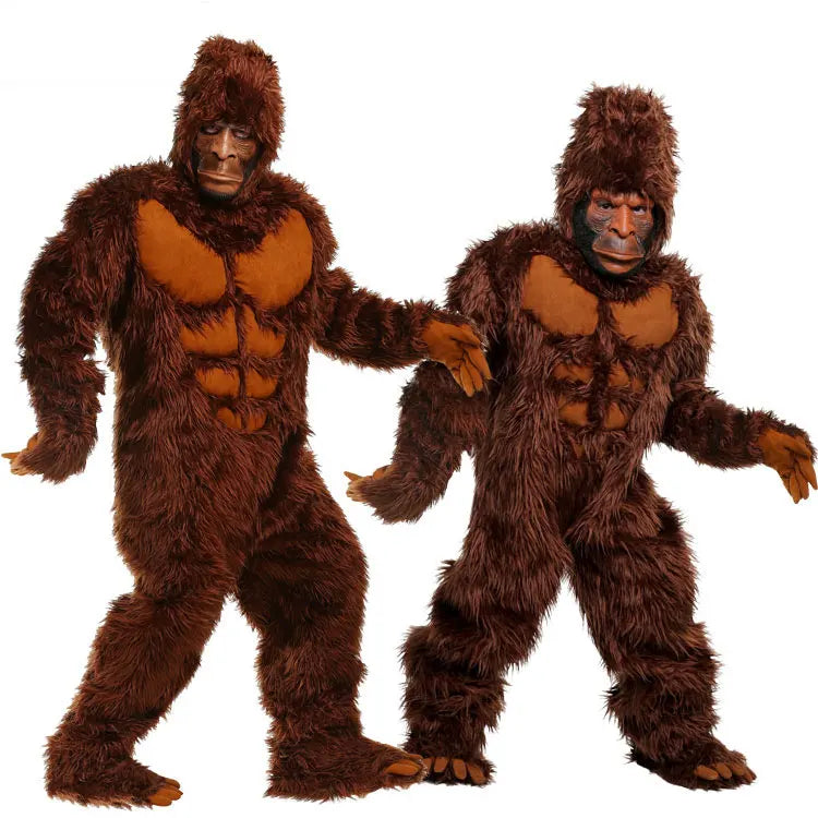 COS Halloween stage costume, adult brown costume