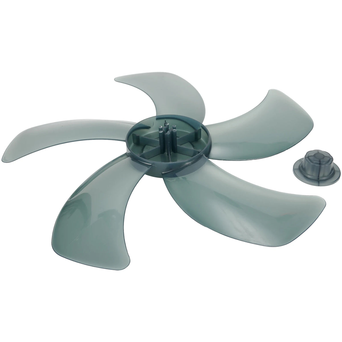16 Inch Five Leaf Replacement Fan Blade With Nut Cover For Stand Fans And Desk Fans Plastic Material For Household Use