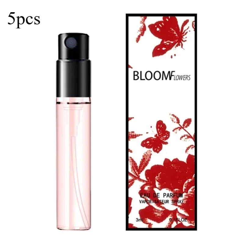 5pcs 3ml Q Style Brand Pheromone Perfume for Women Men Atomizer Beautiful Packaging Fashion Lady Sample Long Lasting Taste