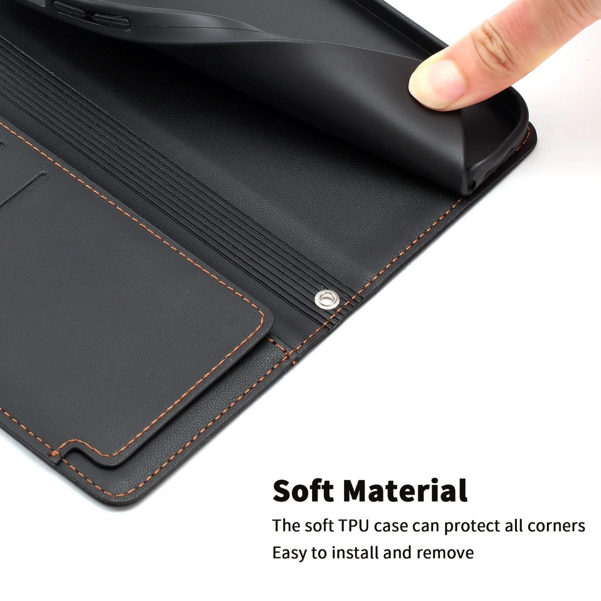 PU Leather Flip Phone Case For Oneplus 8T 9R 10T 11R 12R 13R 15T Holder 9 Card Slots Wallet Cover For Oneplus 13 12 11 10 9 Pro