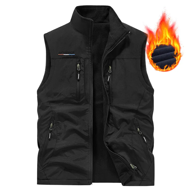 Multi-pocket Vest, Outdoor Activities, Rock Climbing, Hiking, Camping, Fishing, Mountain Climbing, Traveling, Photography, Vest