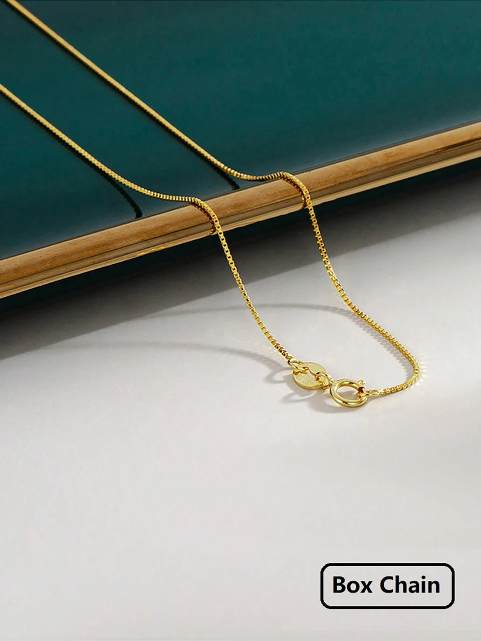 GRA 40cm 45cm Minimalist Female Necklace for Women on Neck Real 925 Sterling Silver Chain Necklaces Girls Fashion Fine Jewelry