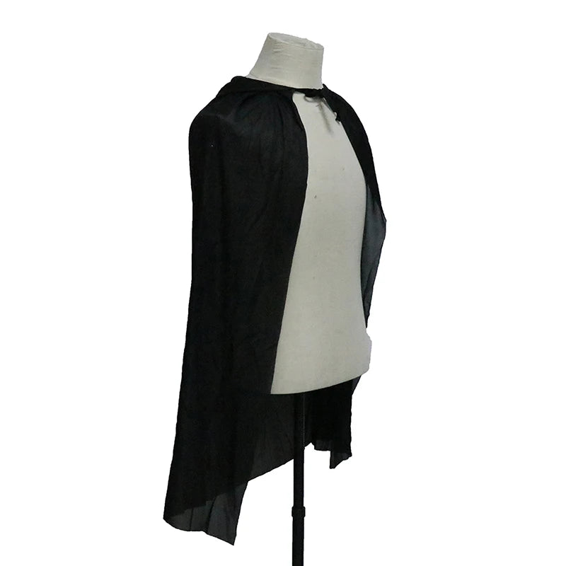 Halloween Costume For Men Woman Kids Female Girl Boy Adult Death Scary Devil Role Red Black Witch Vampire Long Cape Cloak Hooded