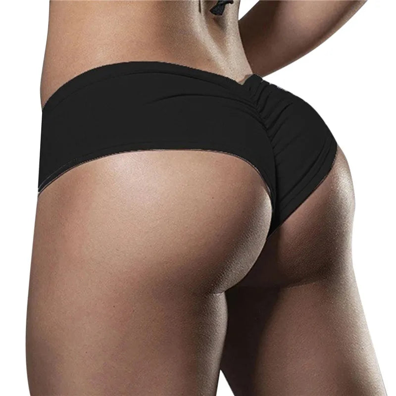 Women High Waist Sport Shorts Sexy Lady Polyester Training Gym Shorts Mini Skinny Fitness Short Summer Booty Elasticated Shorts