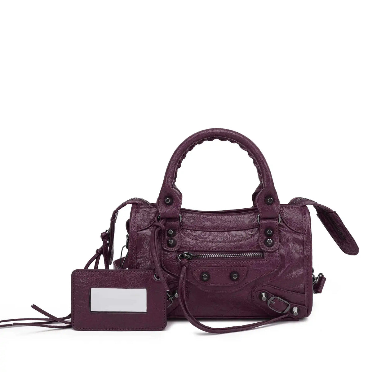 Luxury Designer City Motorcycle Shoulder Tote Bag for Women Large Capacity Autumn Winter Handbag Crossbody Stylish Women's Bag