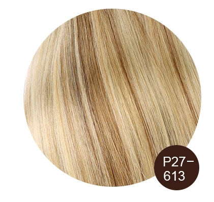 New Flat Tip Hair Extension Human Hair Straight Flat Tip Human Fusion Hair Natural Brazilian Keratin Capsule Real Human Hair 613