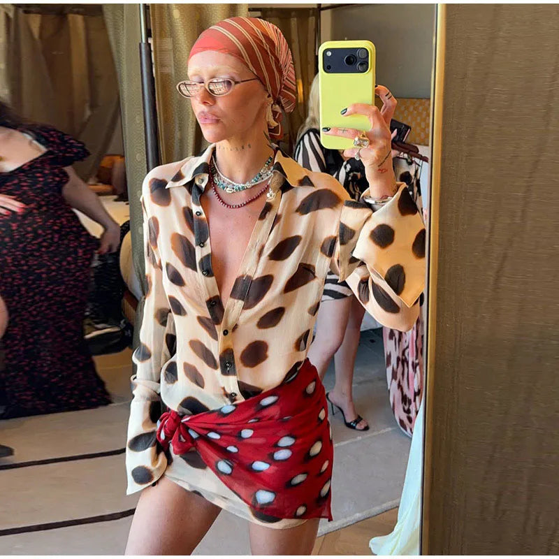 Sexy Leopard Print Women's Summer Dress Y2k Sleeveless Waist Cinching Strap Dresses With Scarf New Casual Beach Party Robe 2026