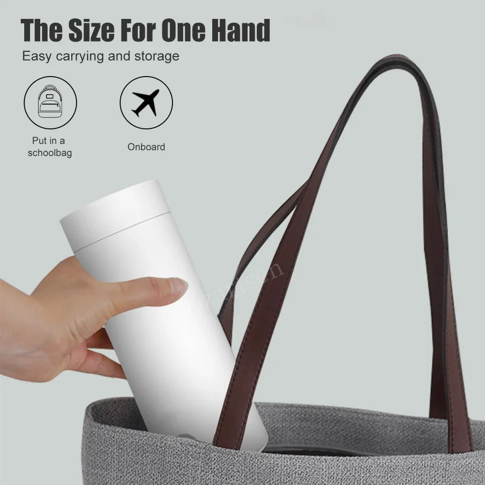 Portable Electric Kettles Cup 400ml 220V Tea Coffee Milk Electric Kettle Travel Boil Water Keep Warm Kitchen Appliances Thermo